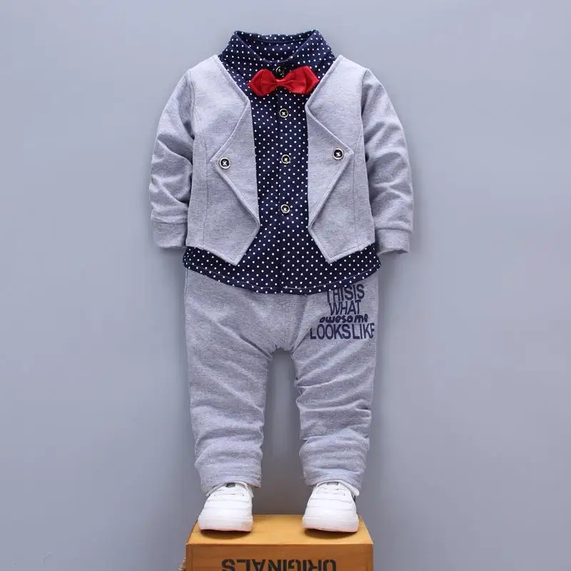 2023 Baby Chlapci Oblečenie Sady Jeseň Jar Dieťa Tepláky Batoľa Bavlna, denim nastaviť Oblečenie pre Novorodenca Chlapcov, Šaty, Obleky