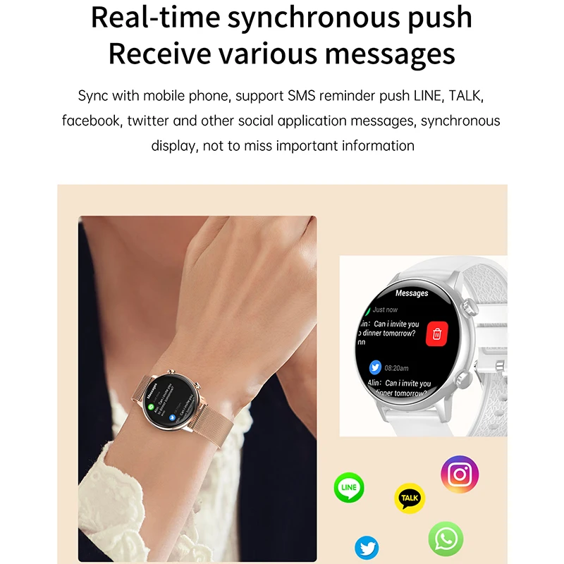 2023 Smartwatch AI Hlas Bluetooth Volá Smart Hodinky Pre Mužov, Ženy Krvný Tlak Vodotesné Hodinky Pre Xiao Huawei iPhone