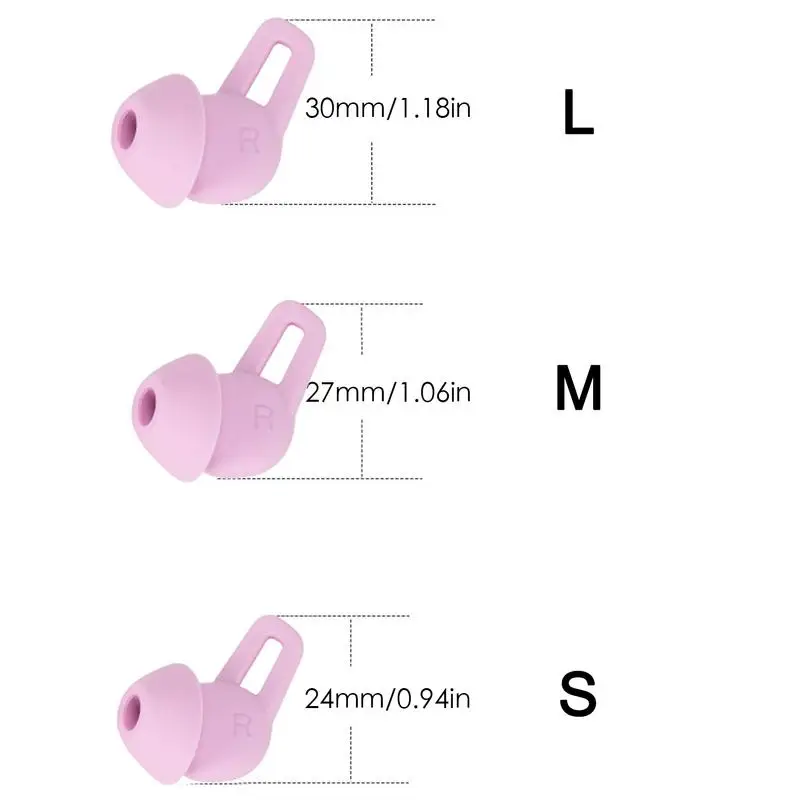 3 Pár Nepremokavé Silikónové Ušné Bezdrôtové Slúchadlá Sa Vzťahuje Headset Earplug Uší Vankúš Pre FreeLace Pro Slúchadlá.