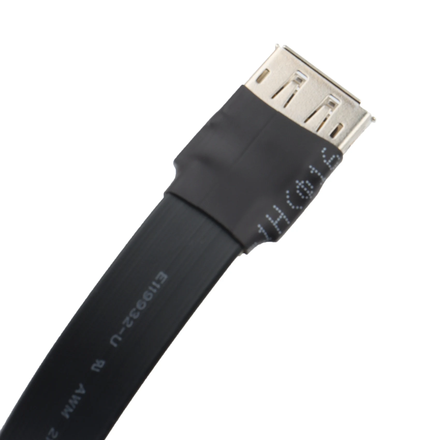DisplayPort Páse s nástrojmi Predlžovací Kábel Samec-Samica Plochá EMI Tienením FPC Kábel DP Uhol Konektora (P3-P4), 30 cm