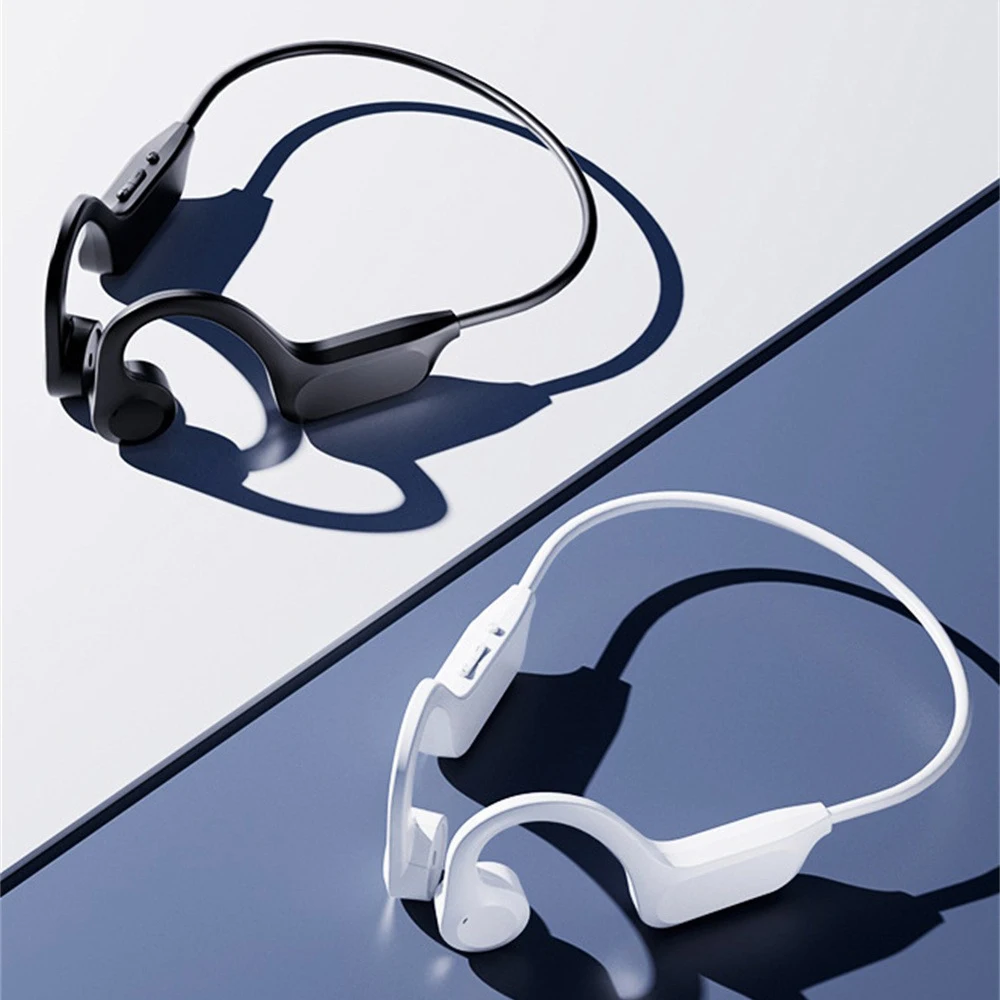 Kostné Vedenie Slúchadlá Bluetooth 5.3 Bezdrôtové Slúchadlá Nepremokavé Športové Headset s Mikrofónom pre Cvičenie so Systémom Jazdy