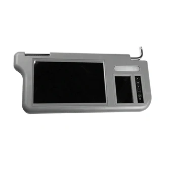 7 Palcový Auto Sunvisor Interiéru Spätné Zrkadlo Lcd Monitor DVD/VCD/AV/TV Hráč Zadný Fotoaparát(Vpravo)Slnečná Clona