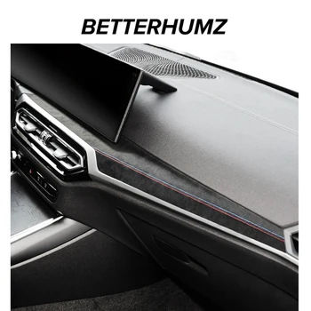 Alcantara Auto Panel Panel Výbava pre BMW G20 G28 G23 G42 3 4 Série Co-pilot Pásy, Centrálne Nástroj Nálepky Príslušenstvo