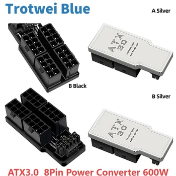 ATX3.0 Napájací Adaptér Konektor, 4X 8Pin Žena na Muža 12VHPWR 12+4P 600W 180° Uhle pre RTX4090/RTX4080 16GB/12 GB Grafická Karta