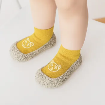Baby Ponožky Topánky Roztomilý Kreslený Prvý Chodci Novorodenca Baby Chlapci, Dievčatá Protišmyková Podlahová Topánky Batoľa Pletené Bežné Tenisky