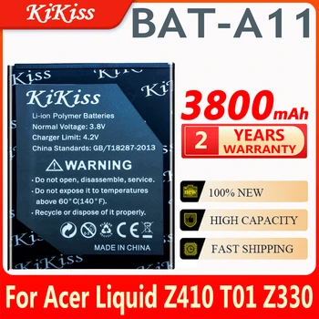 BAT-A11 Batérie Telefónu 3800mAh Pre Acer Liquid Z410 T01 Z330 BAT A11 Vysoká Kapacita Batérie s Sledovacie Číslo