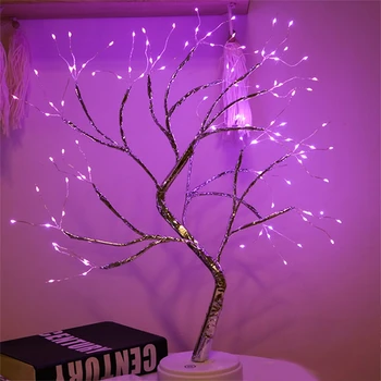 Bonsai Strom s 108 LED Spálňa Stolové Dekorácie, Perfektné Darčeky pre Dieťa T5EF