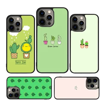 Candy Farby Vzorované Kaktus Dinosaura Tlač puzdro Pre iPhone 15 SE 2020 XR X XS Max 6 7 8 Plus 12 13 Mini 11 12 13 14 Pro Max