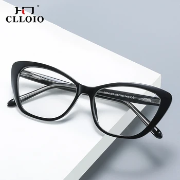CLLOIO TR90 Cat Eye Optické Okuliare Rámy Ženy Vintage Jasné, Šošovky, Optické Okuliare Rám Predpis Rámy