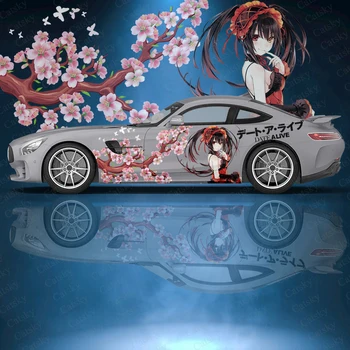 Dátum Live anime auto obtlačky Auto farby Balenie obtlačky GM obtlačky fit väčšina auto obtlačky auto vlastné anime obtlačky