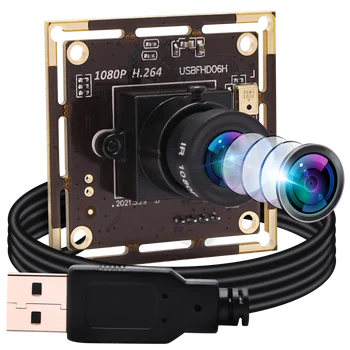ELP H. 264 Full HD 1080P USB Modul Kamery 0.01 Lux Nízke Osvetlenie IMX323 priemyselné Mini Kamera Pre Windows, Android, Mac, Linux