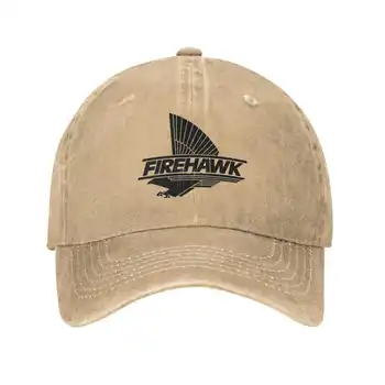 Firehawk Logo Módne kvality Denim spp Pletené klobúk Baseball cap