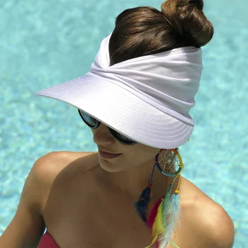 Flexibilné Dospelých Klobúk pre Ženy, Anti-UV Široký Okraj Clonu Klobúk Ľahko Sa prenáša Cestovné Čiapky Módne Pláži v Lete Ochrany proti Slnku (Klobúky