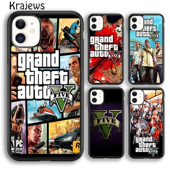 Grand Theft Auto GTA V Telefóne puzdro Pre iPhone 15 SE2020 14 6 7 8 plus XS XR 11 12 mini 13 pro max coque Shell Fundas