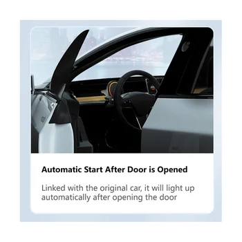 Head Up Display Auto Tabuli prístrojového panelu pre Tesla Model Y Model 3, HUD Digitálne Smart Rozchod s Tachometra