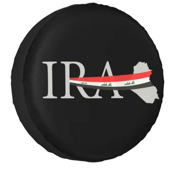 Irak Vlajka Mapu Náhradné Pneumatiky Kryt Prípade Jeep Pajero Irackých Vlasteneckej Darček Koleso Automobilu Chrániče Príslušenstvo