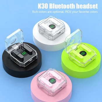 K30 Slúchadlá Bezdrôtová 5.3 Slúchadlá TWS Slúchadlá Digitálny Displej In-ear Slúchadlá Touch Ovládania Športové headset