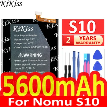 KiKiss S 10 5600mAh Batérie pre Nomu S10 mobilného Telefónu, Batérie Batérie + Nástroje