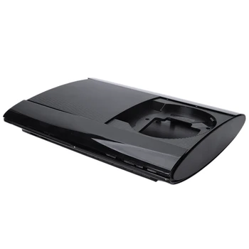 Kompletné Bývanie púzdro Full Kit Náhradné Bývanie Nové Herné Príslušenstvo Čierna s Skrutky pre PS3 Super Slim 4K 4000