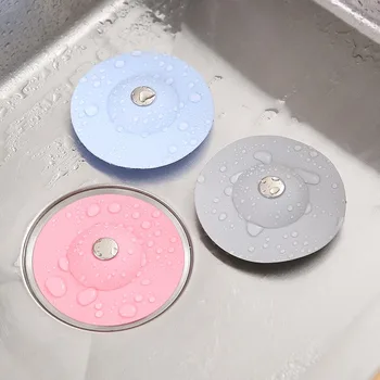 Kuchyňa stlačte dezodorant zatvorené jar silikónové podlahy mozgov Kúpeľňa proti upchávaniu plastové umývadlo filtra vodná zástrčka