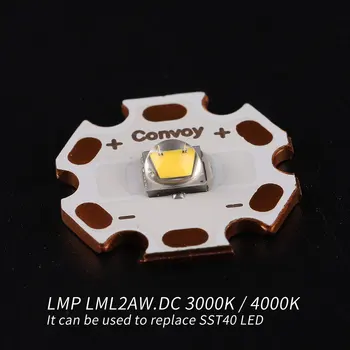 LMP LML2AW.DC 3000K / 4000 K, použitý na nahradenie SST40 LED