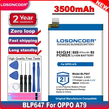 LOSONCOER Kvalitné Batéria 3500mAh BLP647 Batérie pre OPPO A79 BLP647 Smartphone Náhradné Batérie