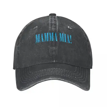 MAMMA MIA - glitzy Kovbojský Klobúk roztomilý vlastné Golfové čiapky Hat Man Trucker Klobúky Žien Spp Mužov