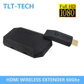 Milimeter Vlna Bezdrôtové pripojenie HDMI Extender Žiadne Oneskorenie 60Ghz 3.96 Gbit/s Vysielač a Prijímač Nulovú Latenciu pre PC, Notebook, PS5