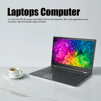 Notebooky Počítač 360 Stupeň Flip O 14,1-Palcové Notebooky Počítač Rozlíšenie 3840x2160 100-240V 12G Podpora 4K pre Windows 10 11