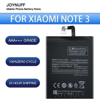 Nové Batérie Vysokej Kvality, 0 Cyklov Kompatibilné BM3A Pre Xiao Mi Poznámka 3 Náhradnú Lítium-Dostatočný Batérie smartphone Note3