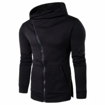 Nové pánske jednofarebné sveter Mikina s dlhým rukávom slim fit mužov sveter na zips assassin master cardigan creed bunda