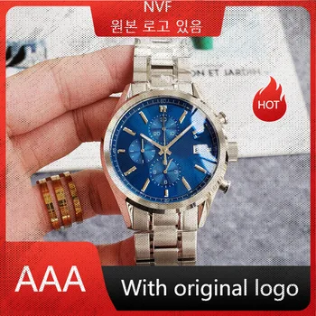 NVF Mužov 904L z Nerezovej Ocele, Vodotesné quartz hodinky 44 mm -tag