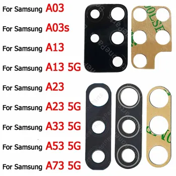 Objektív Kryt Pre Samsung Galaxy A33 A53 A73 5G A03 A03s A13 A23 Zadné zadný Objektív Fotoaparátu Sklo Originál Opravy Náhradných Dielov