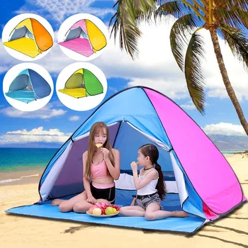 Okamžité automatické kontextové Plážový Stan je Ľahký Outdoor UV Ochrany Camping Rybársky Stan Slnku Útulku Detská Hračka Dary