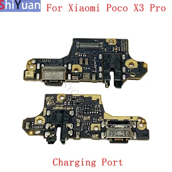 Originálne USB Nabíjací Port Konektor Rada Flex Kábel Pre Xiao Poco X3 Pro Konektor Nabíjania Náhradné Diely
