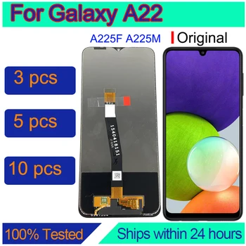 PC Obrazovky Náhradná pre Samsung Galaxy A22 Veľa Dotykový Displej Opravy Tauschen Pantalla LCD Reparatur A225F A225M