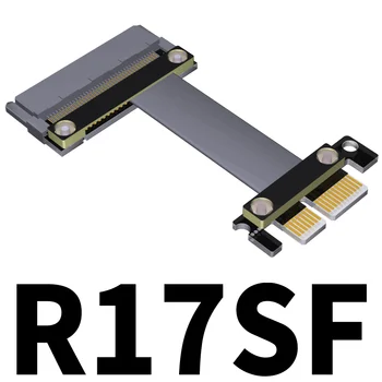 PCIe3.0 x1, aby U. 2 SSD Rozšírenie Stúpačky Káblový vysokorýchlostný Signál Údaje Gen4 Extender Adaptér