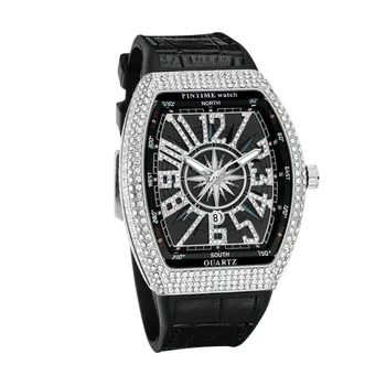 PINTIME Mužov Sledujte Fashion Business Quartz Hodinky Top Značky Luxusné Nepremokavé Svetelný Kožený Remienok pánske náramkové hodinky Relogio