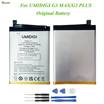 Pre UMIDIGI G3 MAX/G3 PLUS Batérie 5150mAh 100% Originálne Nové Náhradné Diely Telefón Príslušenstvo Akumulátory S Nástrojmi