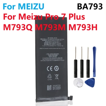 Pôvodné BA793 Batérie Pre Meizu Pro 7 Plus M793Q M793M M793H Mobilný Telefón Na Sklade 3510mAh S Sledovacie Číslo