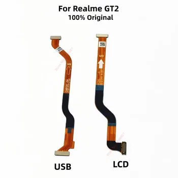 Pôvodný Dosky prepojovací Kábel Pre Realme GT2 USB LCD Doske prenos Dát Line Flex Kábel Náhradné Diely