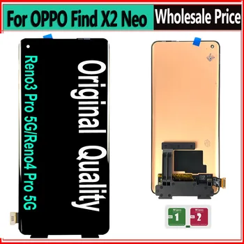 Pôvodný Pre OPPO Nájsť X2 Neo LCD Pre Oppo Reno4 Pro 5G/ Reno3 Pro 5G LCD Displej Dotykovej Obrazovky Touch Panel Digitalizátorom.