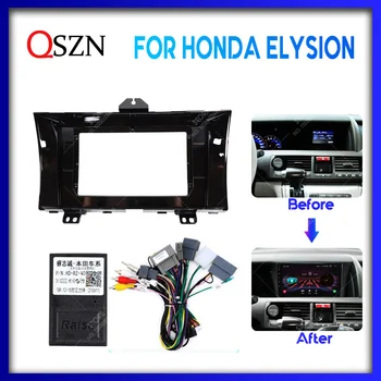 QSZN 10 palcový Auto Rám Fascia Pre Honda Elysion 2004 - 2015 Adaptér Canbus Box Dekodér Káblové Rádio Dash Vedúci Jednotky Panel Auta