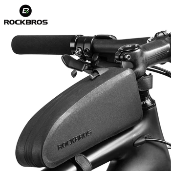 ROCKBROS úradný Taška Nepremokavé Cyklistické Hore Predné Trubky Rámu Taška Veľká Kapacita MTB Kôš Black Bike Príslušenstvo