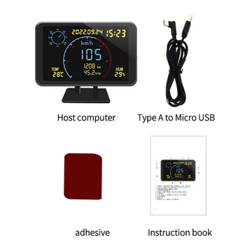 Rýchlomer GPS Tachometer HUD Displej, Výškomer Auto Dodávky