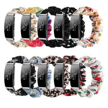 Scrunchies Elastický Pás Pre Fitbit inšpirovať hr Kapela Watchband Textílie Náramok Náramok Pre Fitbit inšpirovať Popruh Náhradné