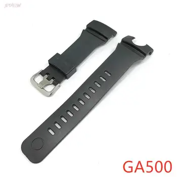Silikónové Hodinky Remienok Pre Casio G Shock GA500 Náhradné Čierne Športové Nepremokavé Gumy Sledovať Pásy Watchband Príslušenstvo