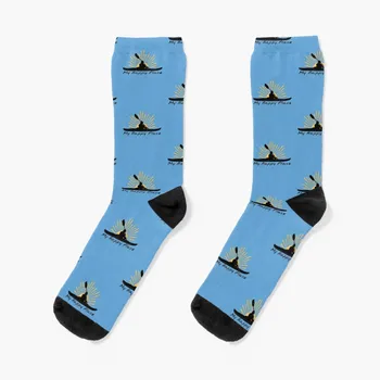 Som rád, jazda na Kajaku - Môj Šťastný Miesto - Kajak Slnko Ponožky ponožky dizajnér značky pánske zimné tepelnej ponožky