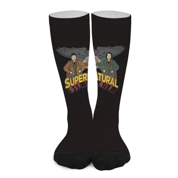 Super Prírodné Klasické T-Tričko, Ponožky a čierne ponožky luxusné ponožky, Veľkoobchod