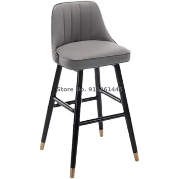Svetlo luxusné masívneho dreva bar stoličky domácnosti späť bar stoličky jednoduché domácnosti barové vysoká stolička stolička Ostrov tabuľky, stoličky 60 cm